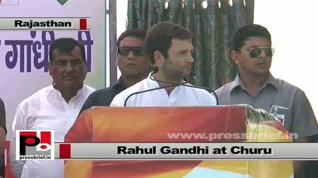 Watch Rahul Gandhi in Churu (Rajasthan): I don't care if I am killed one day like my grandma and papa Video