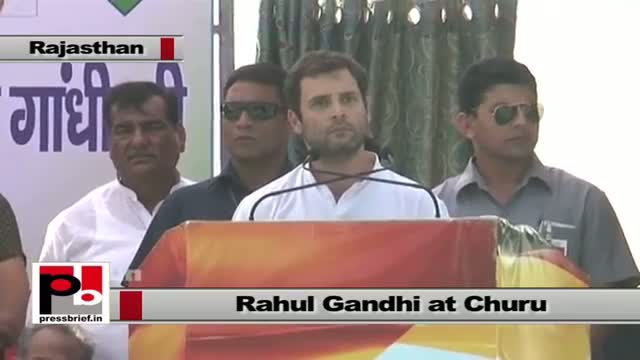 Watch Rahul Gandhi in Churu (Rajasthan): BJP sparks communal fire wherever they go Video