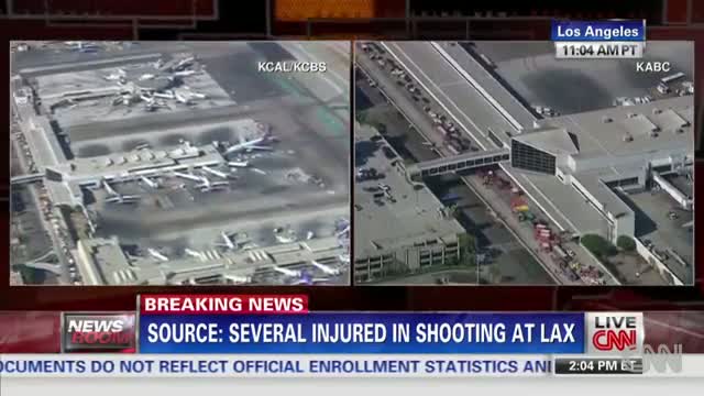 Watch Witness of the LAX shooting describes being barricaded. Video