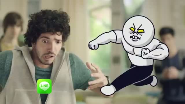 Watch Comercial de LINE Latin America Bromance Video