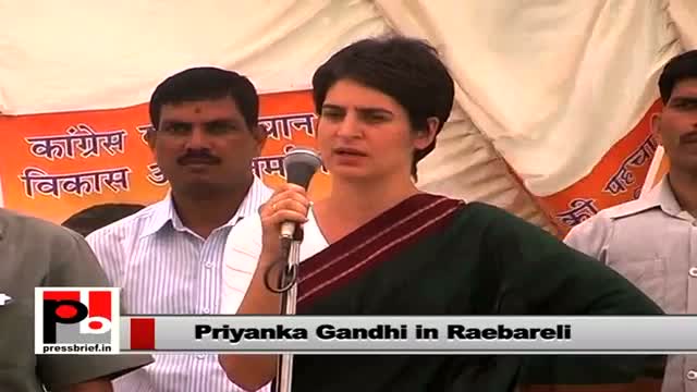 Watch Priyanka Gandhi Vadra talks about Congress-led UPA's policies for farmers' welfare Video