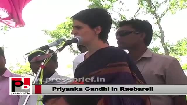 Watch Priyanka Gandhi Vadra talks about Congress-led UPA's welfare policies Video
