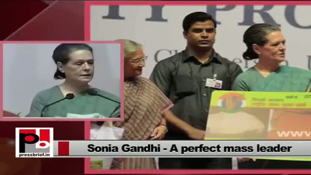Watch Sonia Gandhi: Food Security Bill will reform PDS too Video