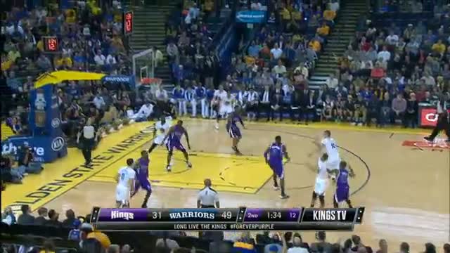 Watch NBA: Stephen Curry and Klay Thompson Shoot Past the Kings Video
