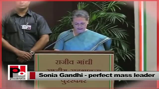 Watch Sonia Gandhi follows the footsteps of great Congress leaders like Pt. Nehru Video