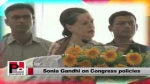 Watch Sonia Gandhi in Raebareli: Congress is committed to work for inclusive growth Video