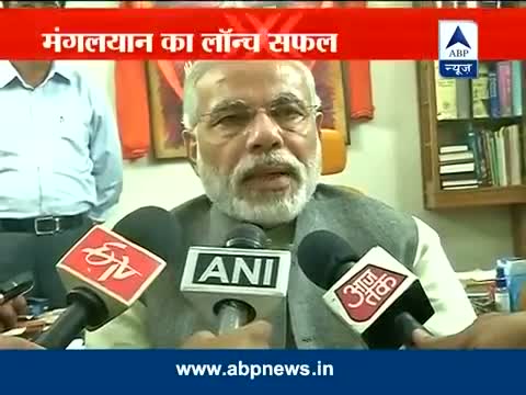 Watch Modi congratulates ISRO on Mars mission Video