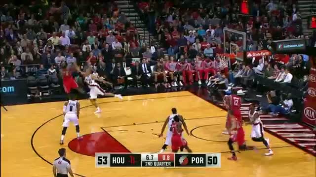 Watch NBA: Harden And Howard - The Dynamic Duo Hammer Portland Video