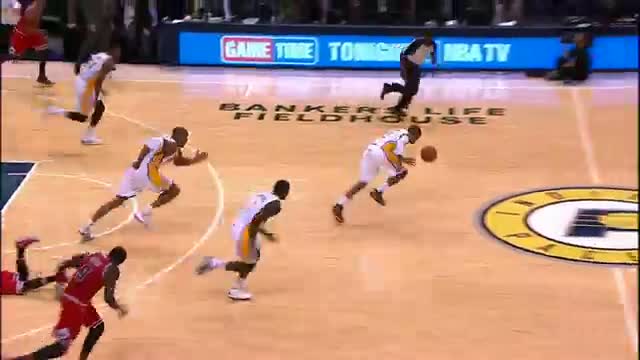 Watch NBA: Lance Stephenson Puts an Exclamation Point on the Win Video