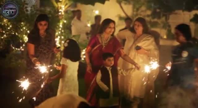 Watch Rani Mukherjee celebrates Diwali with boyfriend Aditya Chopra Video