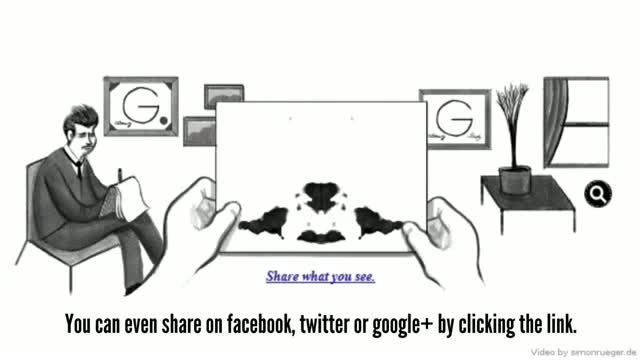 Watch Hermann Rorschach (129th Birthday) - 2016/11/08 - Google Doodle Video