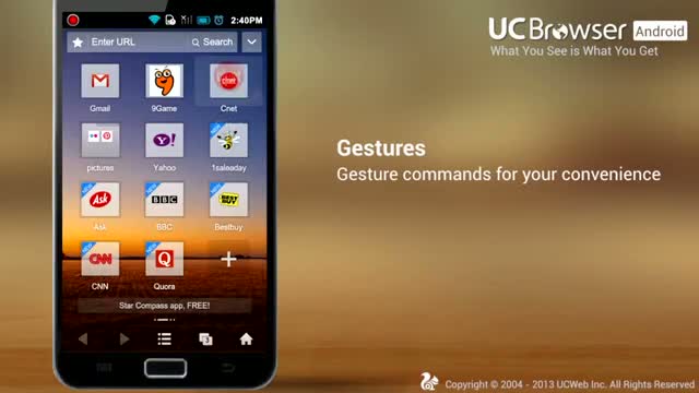 Watch What You See is WhatYou Get UC Browser for Android v9.0 is released Video