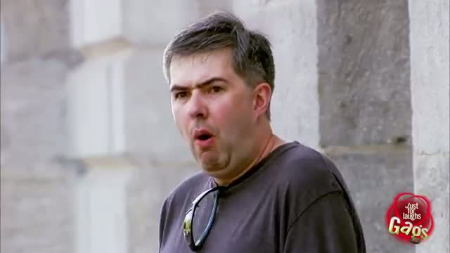 Watch Just for Laughs Gags - Instant Accomplice: Air Horn Prank Video