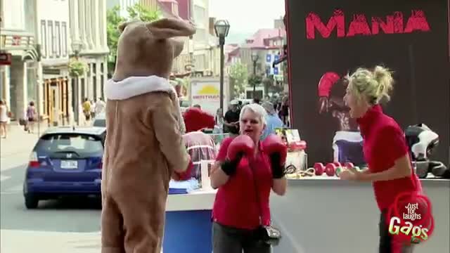 Watch Just for Laughs Gags - Angry Fighting Kangaroo Video