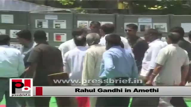 Watch Rahul Gandhi inaugurates sub post office in Amethi Video