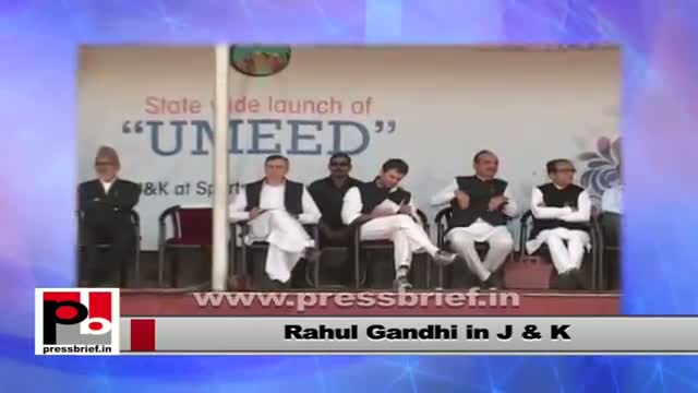Watch Rahul Gandhi in Jammu and Kashmir Video