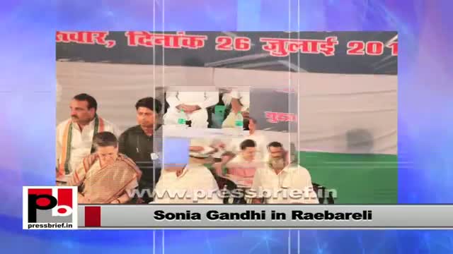 Watch Sonia Gandhi in Rae Bareli to inaugurate Highway project Video