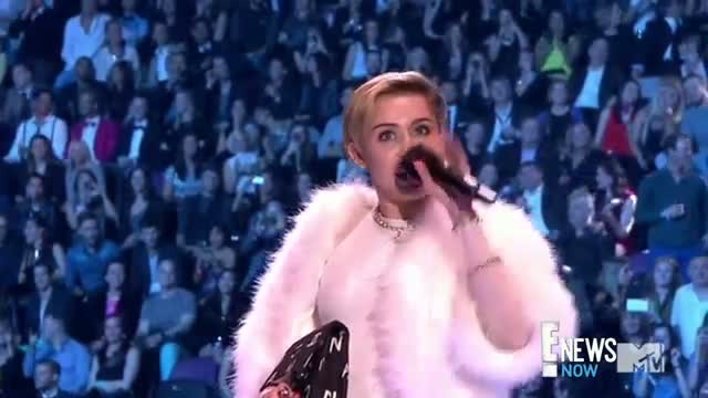 Watch Miley Cyrus' MTV EMA Speech Is Cut Short Video