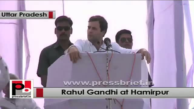 Watch Rahul Gandhi : I want development to come in Bundelkhand Video