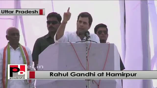 Watch Rahul Gandhi : Huge difference between Rajasthan and UP Video