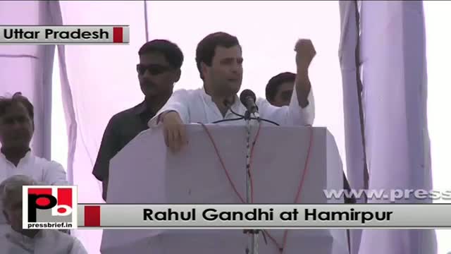 Watch Rahul Gandhi : Bring Congress to diminish your problems Video