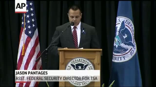 Watch Memorial Service Honors Slain TSA Officer Video