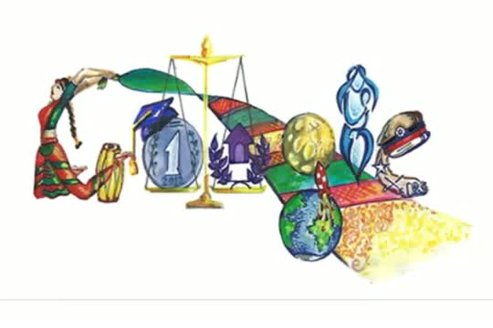 Watch Doodle 4 Google winner's entry marks Children's Day Video