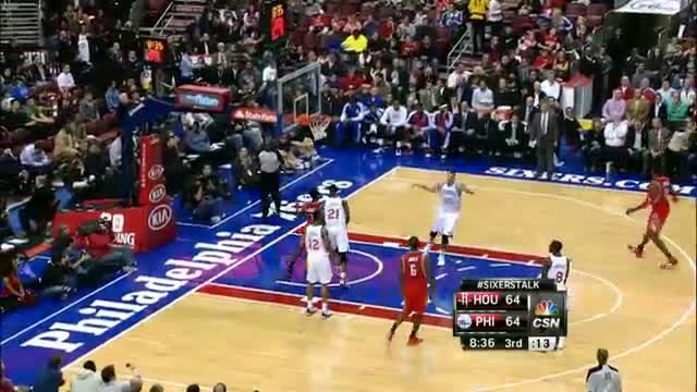 Watch NBA: Jeremy Lin Sinks a Record 9 3s at the Wells Fargo Center! Video