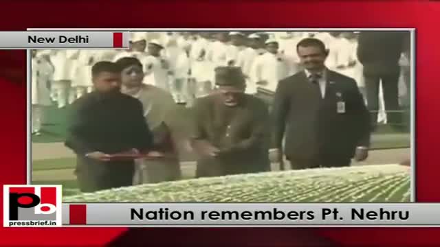 Watch Sonia Gandhi, Rahul Gandhi pay tribute to Pandit Nehru on his 124th birth anniversary Video