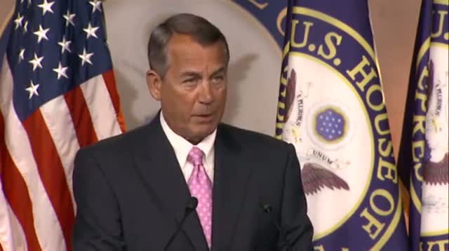 Watch Boehner: Only Health Care Fix Is Scrap Law Video