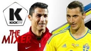 Watch Ronaldo and Zlatan face off for a spot in Brazil - The Mixer Video