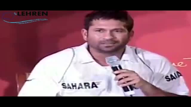 Watch Indian cricketer Sachin Tendulkar BECOMES EMOTIONAL Video