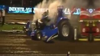 Watch Tractor Engine Explosion Video