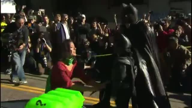 Watch Ker-pow! Batkid becomes Gotham City hero for a day. Video
