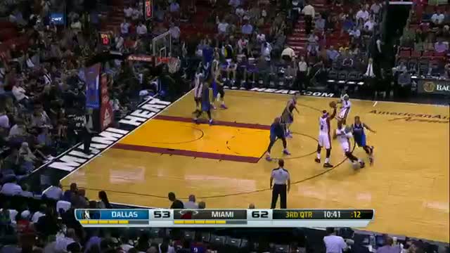 Watch NBA: LeBron's 39 Points Push Heat Over Mavericks Video