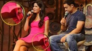 Watch Katrina Kaif's SHOCKING PANTY Wardrobe Malfunction at Dhoom 3 Song Launch Video