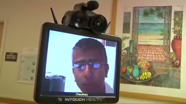 Watch Robots Let Doctors Beam Into Hospitals Video