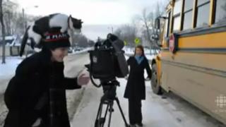 Watch Cat Craving Air-Time Pounces On News Crew Video