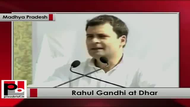 Watch Rahul Gandhi at Kukshi (MP) questions BJP's development claims in the state Video