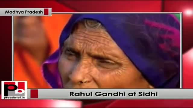 Watch Rahul Gandhi speaks at a Congress poll rally at Sidhi (Madhya Pradesh) Video
