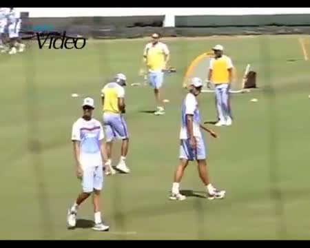 Watch WI practice hard for high voltage match vs India Video