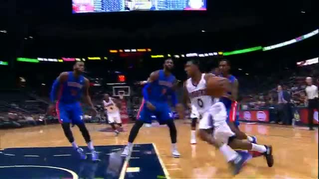Watch NBA: Paul Millsap Barrels in for the BIG Dunk Video