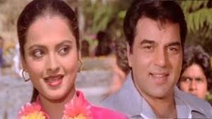 Watch Mera Dil Leke Chal Diye - Hit Bollywood Classic Romantic Song - Rekha, Dharmendra - Kartavya (1979) Video