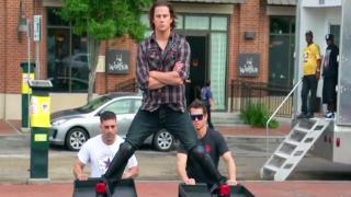 Watch Channing Tatum Spoofs Jean Claude Van Damme Stunt Video