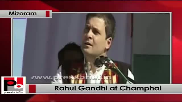 Watch Rahul Gandhi in Mizoram, addresses Congress election rally at Champhai Video