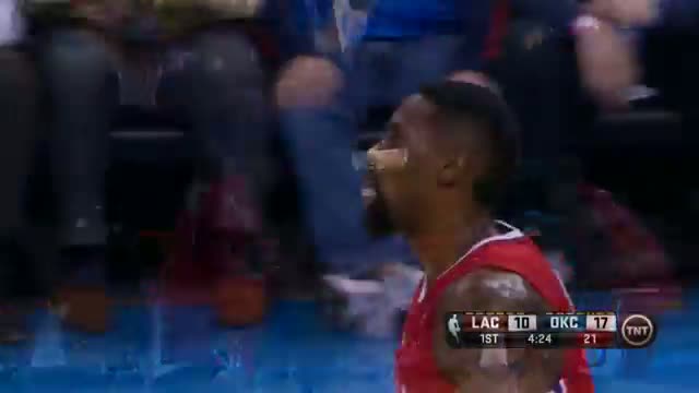 Watch NBA: DeAndre Jordan's BIG Swat on Russell Westbrook Video