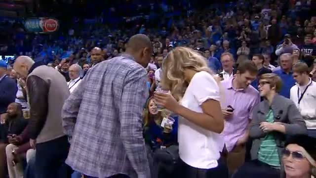 Watch NBA: Thunder Fan Hits Halfcourt Shot for $20,000 and Meets Jay-Z Video