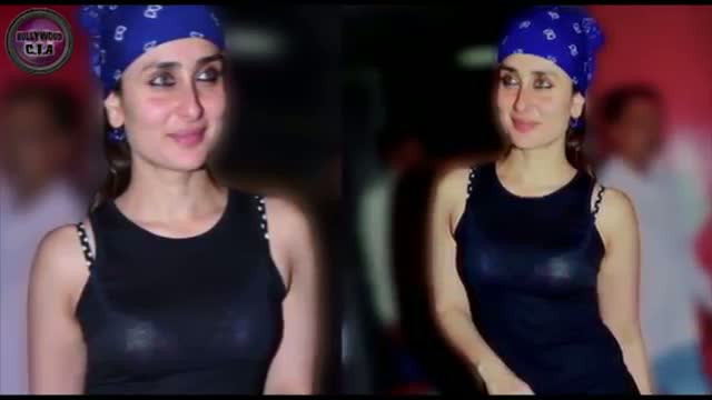 Watch Kareena Kapoor shows her BRA Video
