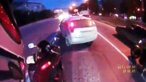 Watch Guy on Motorcycle Gets What He Deserves Video