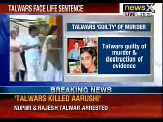 Watch Aarushi Talwar Murder case: Talwar's 'guilty' of Murder, tampering of evidence Video
